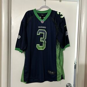 Seattle Seahawks number 3 Wilson Nike jersey